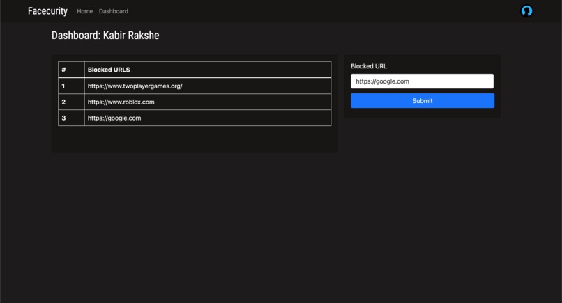 Facecurity – screenshot 1