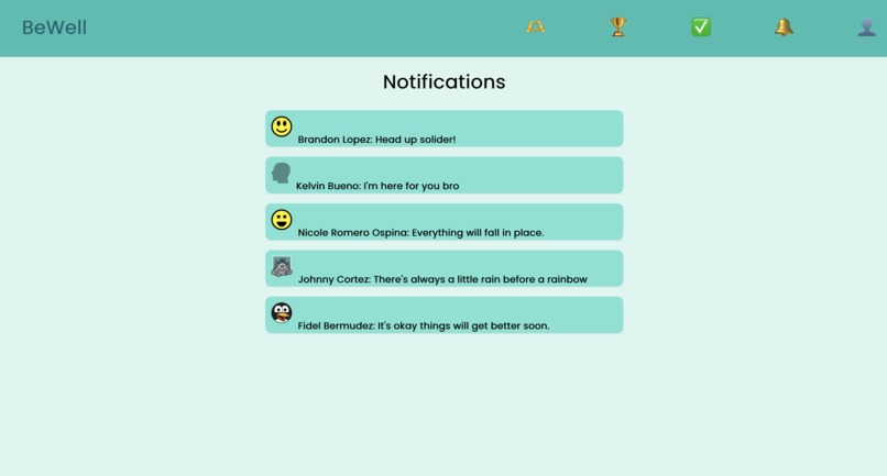 BeWell – screenshot 4