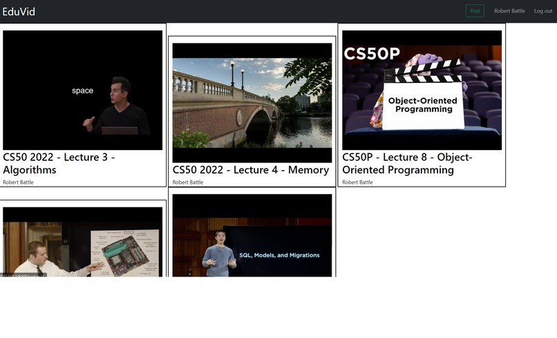 EduVid – screenshot 3