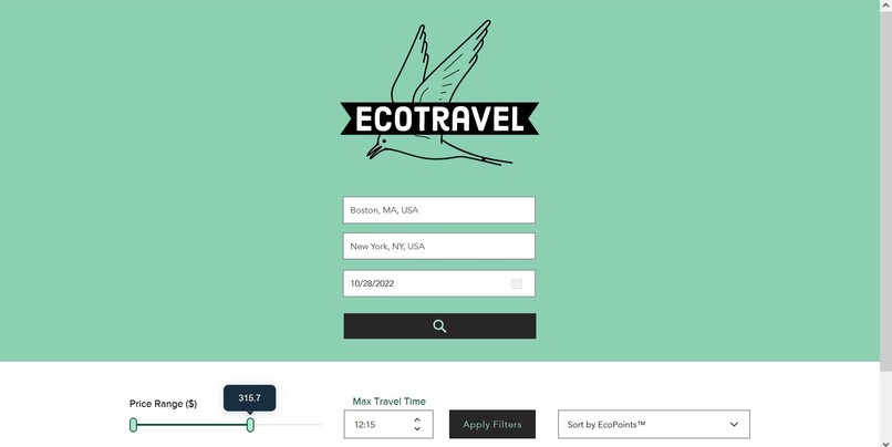 EcoTravel – screenshot 2