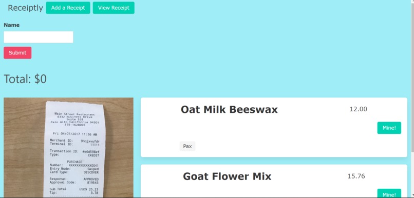 Receiptly – screenshot 3