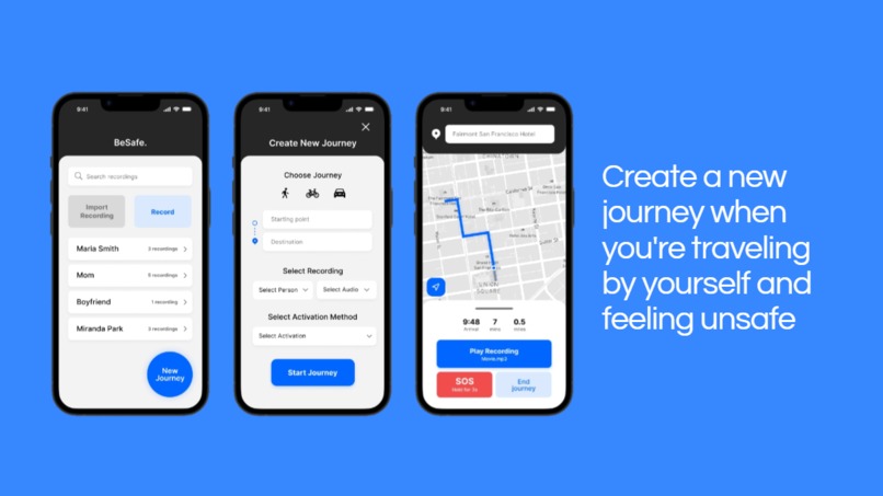 BeSafe – screenshot 2