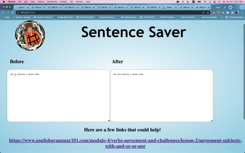 Sentence Saver – screenshot 1