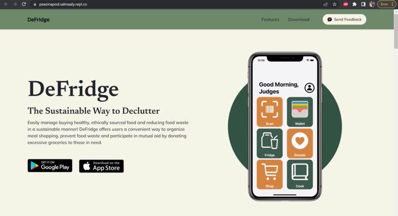 DeFridge – screenshot 1