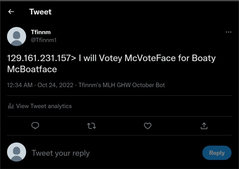 I let the internet decide my twitter posts – screenshot 1