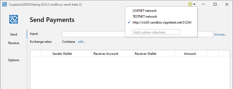 CryptoIso20022 Interop – screenshot 3