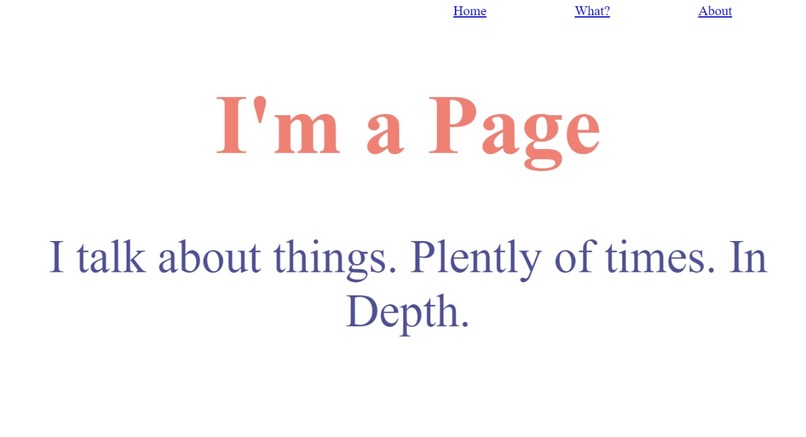 HTML-Page – screenshot 1