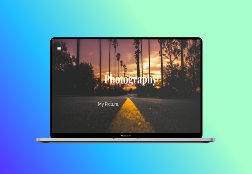 Photography Website – screenshot 1
