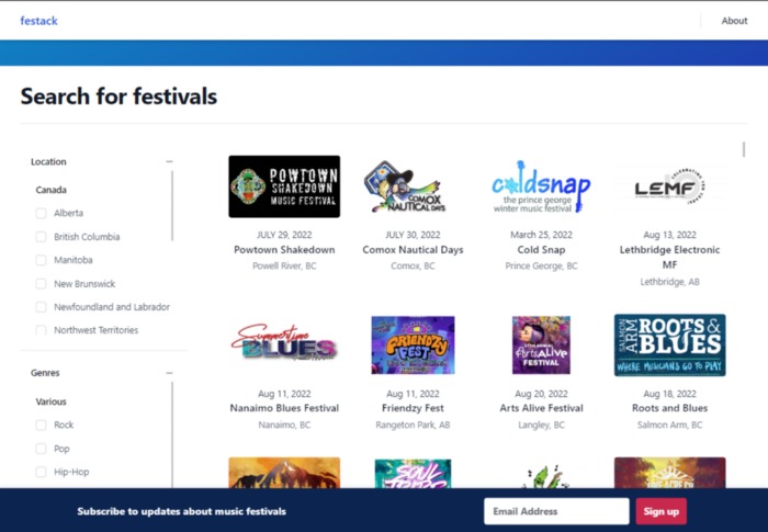 festack – screenshot 1