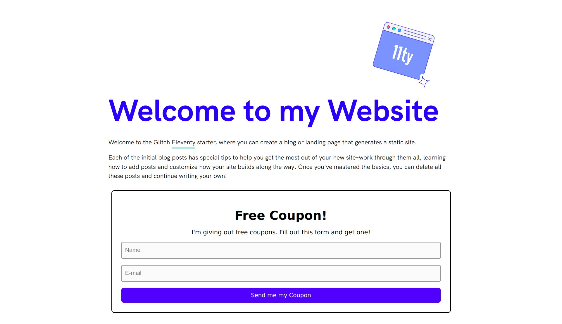 Email Giveaway Widget Devpost