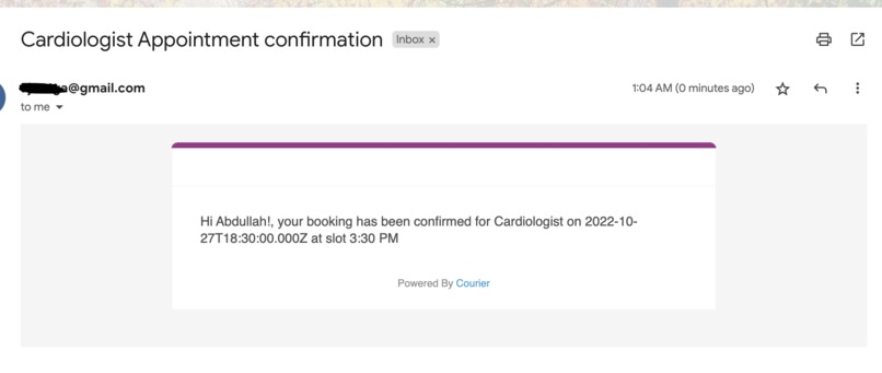clinic appointment – screenshot 4