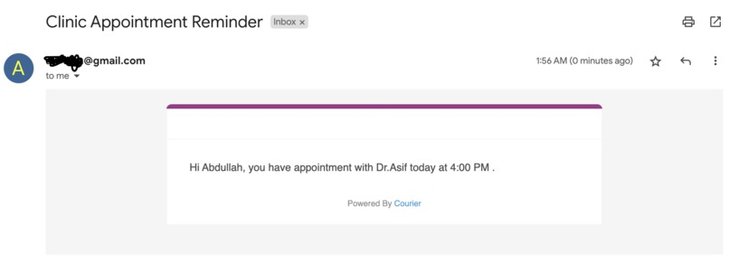 clinic appointment – screenshot 6