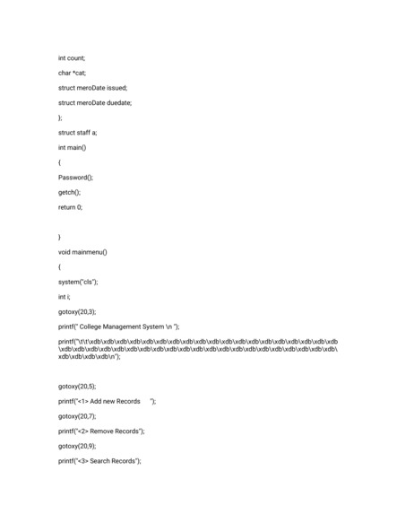 College Data Management – screenshot 3