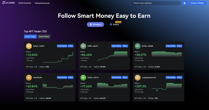 uniearn.info – screenshot 2