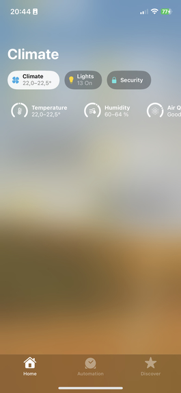 Meraki in Apple Homekit – screenshot 2
