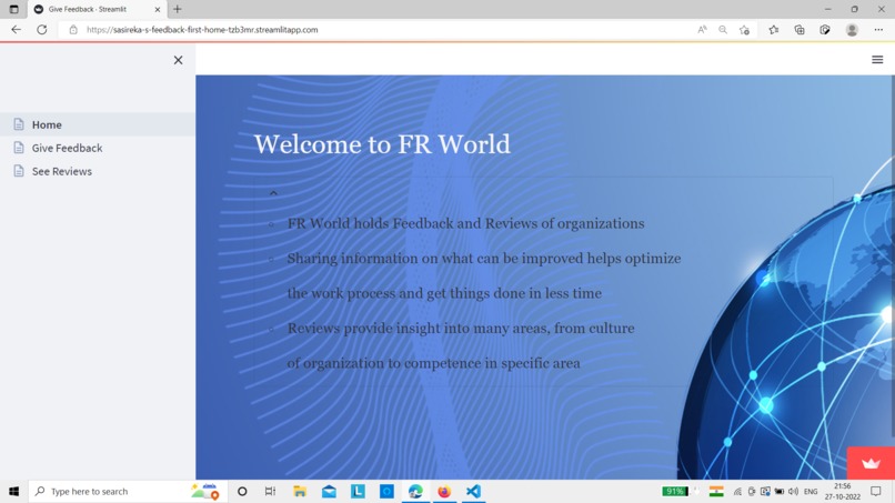 Feedback Review World – screenshot 1