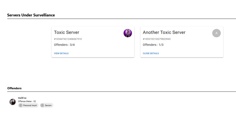 Hate Speech Monitor for Discord – screenshot 3