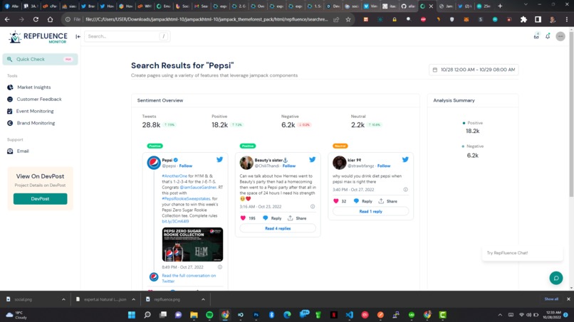 RepFluence Monitor – screenshot 1