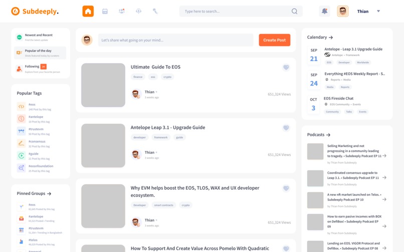 Subdeeply  – screenshot 1