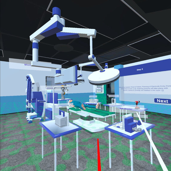 Robot Assisted Epilepsy Virtual Reality Surgery – screenshot 4
