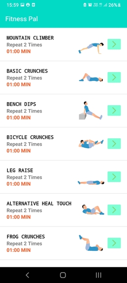Fitness Pal  – screenshot 3