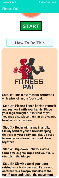 Fitness Pal  – screenshot 1