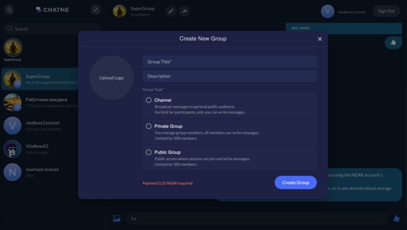 ChatMe - Chats & Messages service – screenshot 6