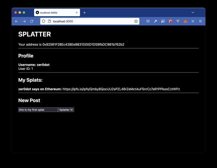 Splatter – screenshot 1