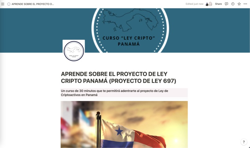 Curso “Ley Cripto” Panamá. – screenshot 7
