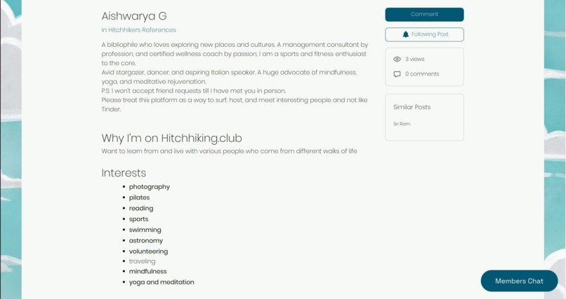 Hitchhikers.club – screenshot 5