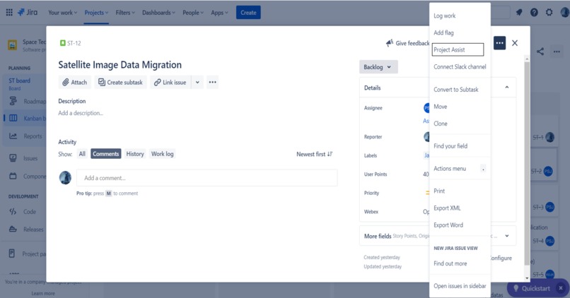 Project Assist – screenshot 2