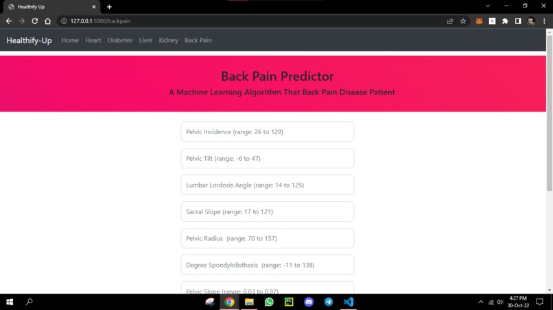 Healthify-Up – screenshot 2