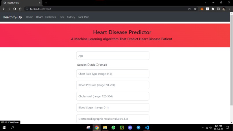 Healthify-Up – screenshot 4