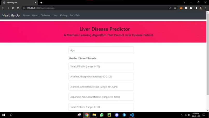 Healthify-Up – screenshot 6
