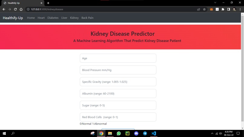 Healthify-Up – screenshot 5