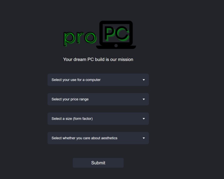 PRO PC – screenshot 1