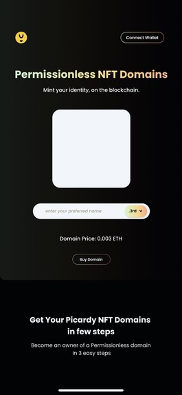 Picardy NFT Domains – screenshot 1