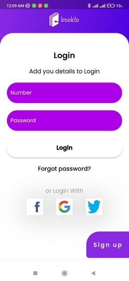 Booklo App – screenshot 2