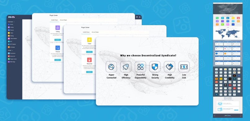 DSOS - Operating System of Decentralized Syndicate – screenshot 1