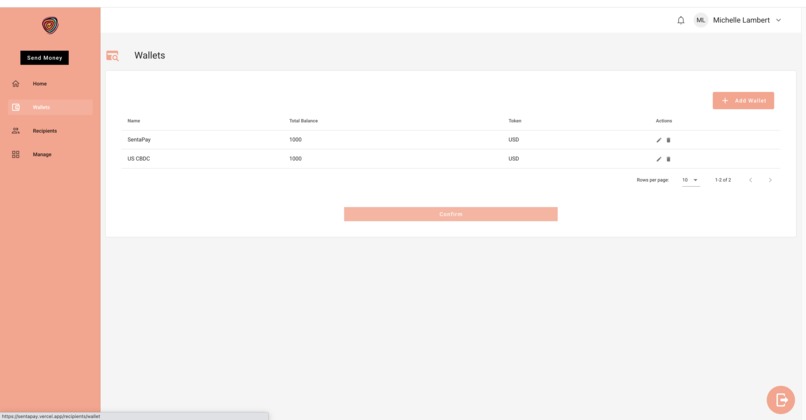 CrossNode SentaPay and Dcash – screenshot 1