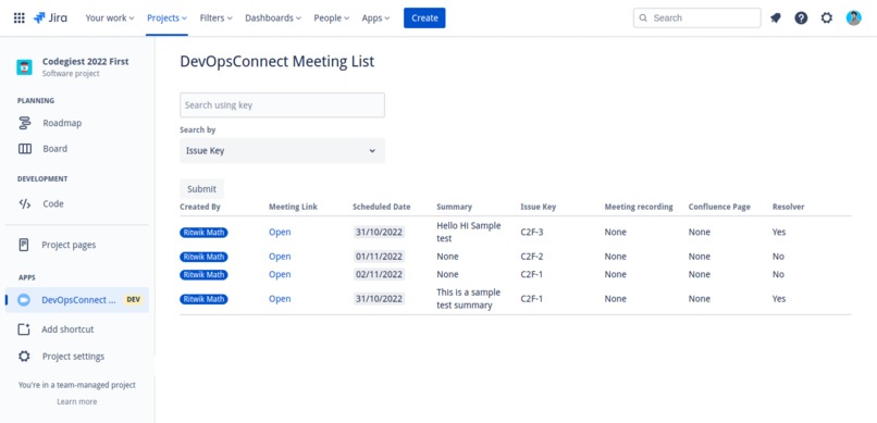 DevOpsConnect – screenshot 1