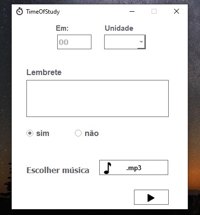 TimeOfStudy – screenshot 1
