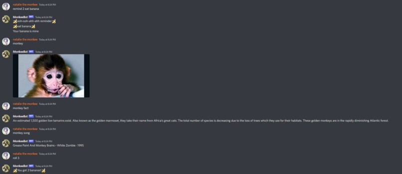 MonkeeBot – screenshot 1