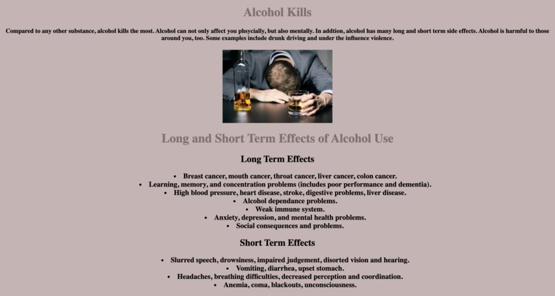 Prevent Alcohol – screenshot 2