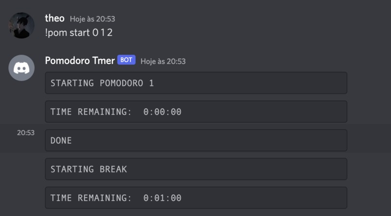 PomoDiscordo – screenshot 5