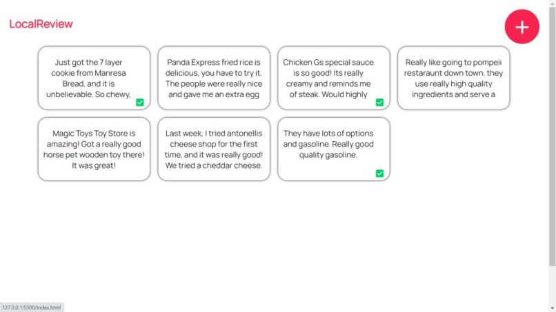 LocalReview – screenshot 2
