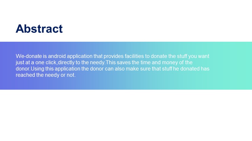 We Donate – screenshot 1