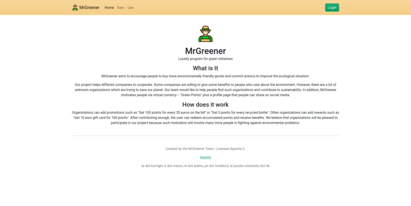 mrGreener – screenshot 1