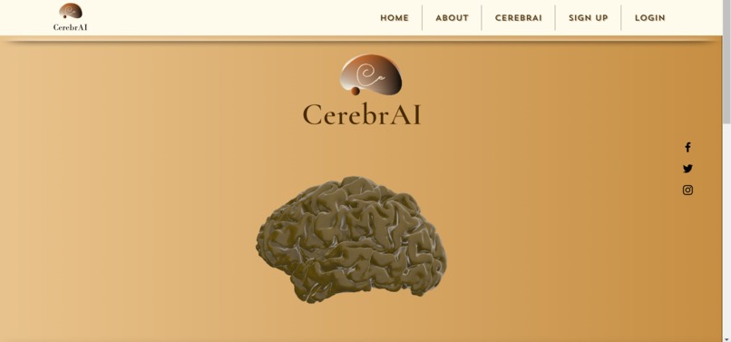 CerebrAI – screenshot 1