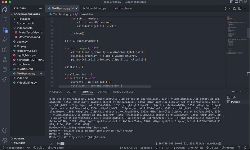 Automated Highlights Generator (AHG) – screenshot 2